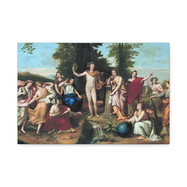 6990606695117005310_2048.jpeg Parnassus – Anton Raphael Mengs (1761) – Classical Canvas Print