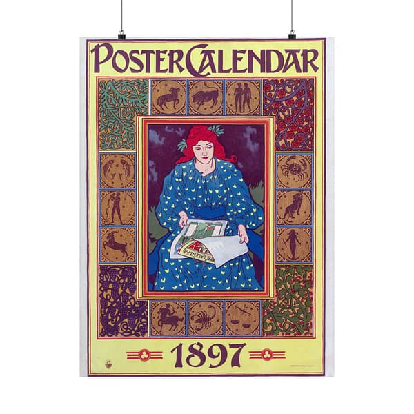 7018029977332413480_2048.jpeg Poster Calendar – Louis John Rhead (1897) – Art Nouveau Poster Print