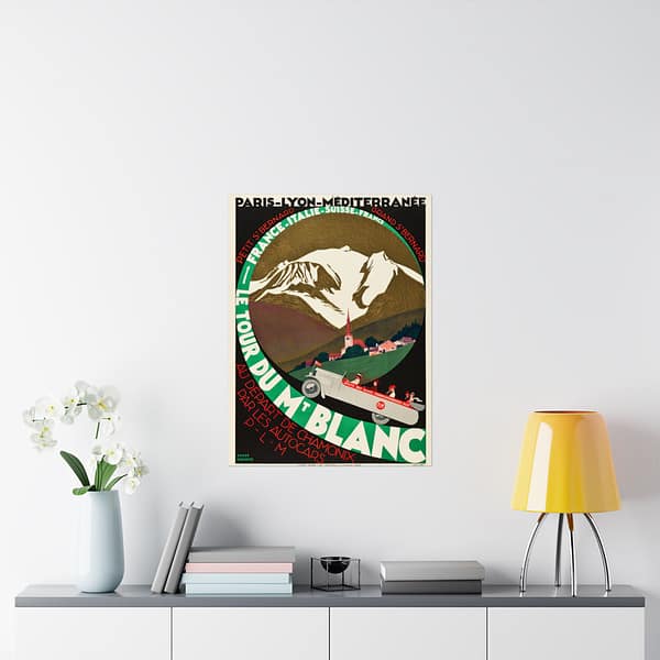 7057335566418982069_2048.jpeg Le Tour du Mt. Blanc – Roger Broders (1927) – Vintage Travel Poster Print