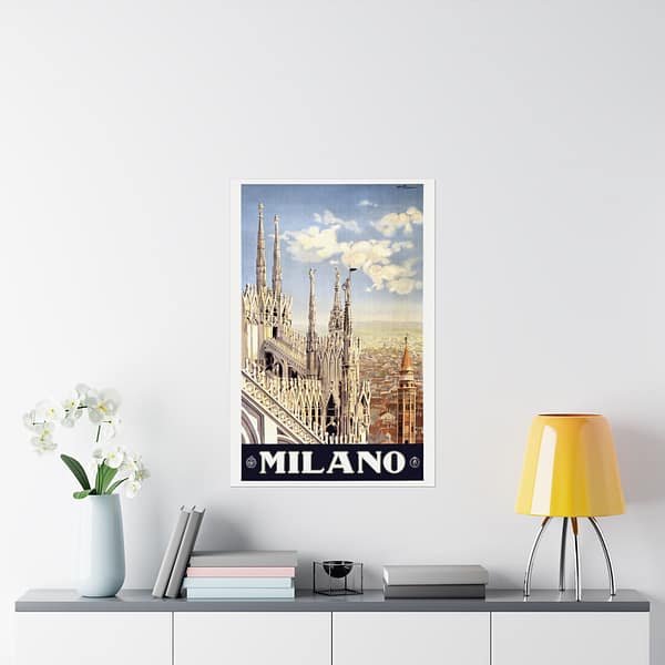 7147229890914229364_2048-1.jpeg Milano (Milan), Italy – ENIT Italian National Tourist Board (c. 1920) – Vintage Travel Poster Print