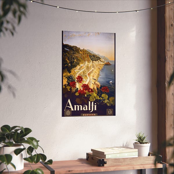 7157220339395181501_2048.jpeg Amalfi Coast, Italy – ENIT Italian National Tourist Board – Vintage Travel Poster Print