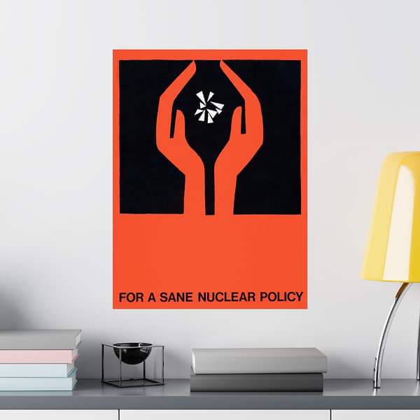 7164185759863976890_2048.jpeg For a Sane Nuclear Policy - Saul Bass (1964) - Atomic Age Poster Print