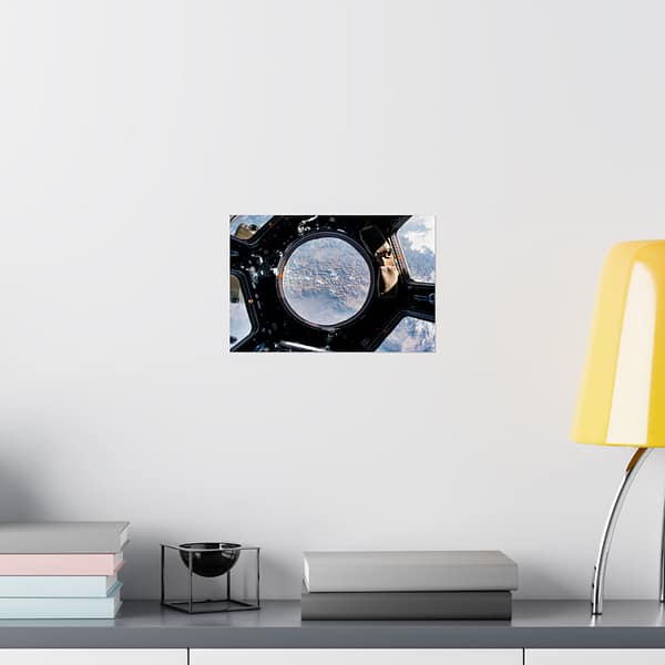 7167463114602500145_2048.jpeg Earth view from the cupola onboard the International Space Station - NASA (2015) - Space Age Poster Print