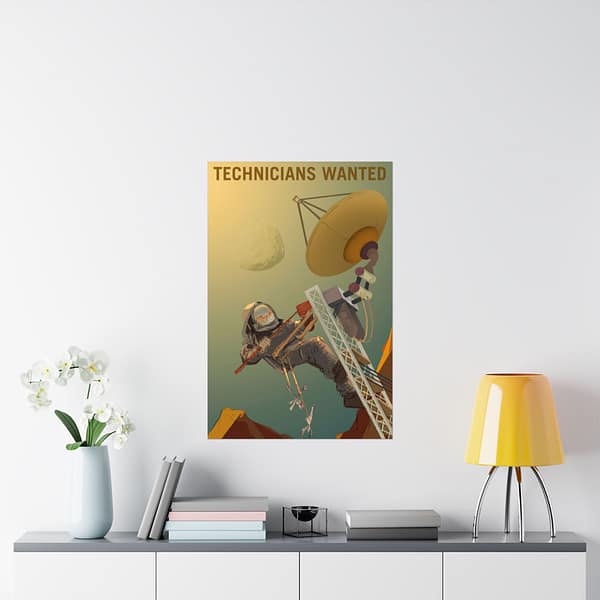 7190277962864060415_2048.jpeg Technicians Wanted – NASA Recruitment Ad – Space Age Poster Print