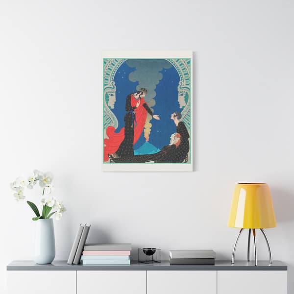 7197369458612632702_2048.jpeg Empedocles and Panthea - George Barbier (1929) - Art Deco Canvas Print