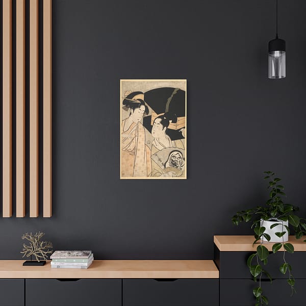 7199646623664553109_2048.jpeg Woman and Fan Vendor - Kitagawa Utamaro (c. 1790s) - Japanese Woodblock Canvas Print