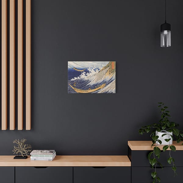 7214271748449512257_2048.jpeg Choshi in Shimosa Province - Katsushika Hokusai (1833) - Japanese Woodblock Canvas Print