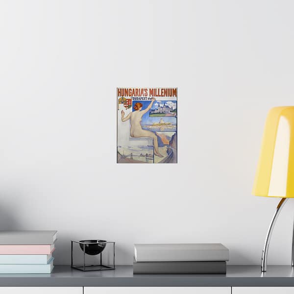 7316500467298181378_2048.jpeg Hungaria’s Millenium, Budapest 1896 – Théo Van Rysselberghe – Art Nouveau Poster Print