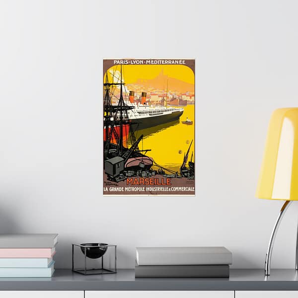 7373928094728877465_2048.jpeg Marseille, La Grande Metrople Industrielle & Commerciale – Roger Broders (c. 1922) – Vintage Travel Poster Print