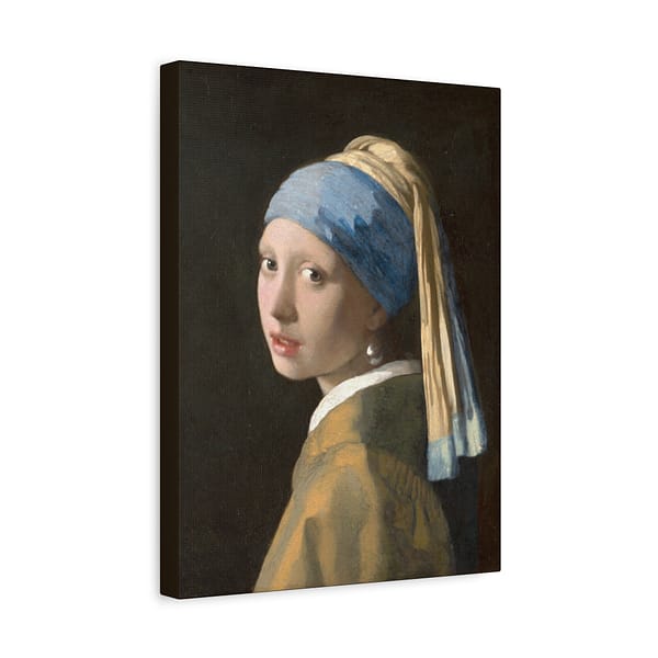 7379579520075501749_2048.jpeg Girl with a Pearl Earring – Johannes Vermeer (c. 1665) – Classical Canvas Print