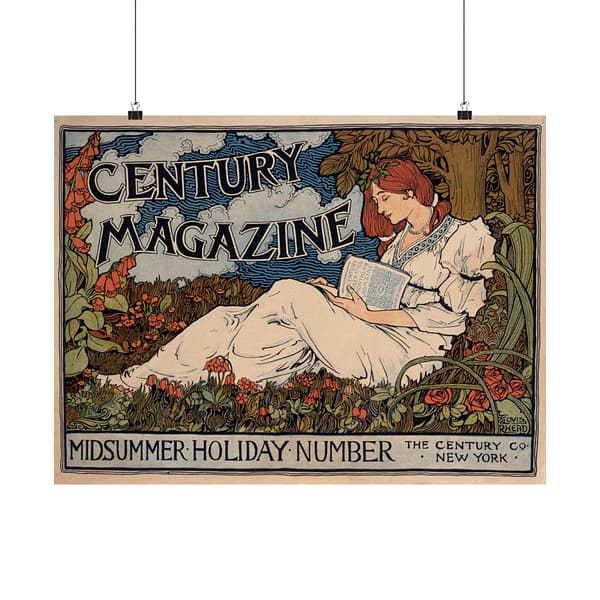 7430825814347672229_2048.jpeg Century Magazine Midsummer Holiday Number – Louis Rhead (1894) – Art Nouveau Poster Print