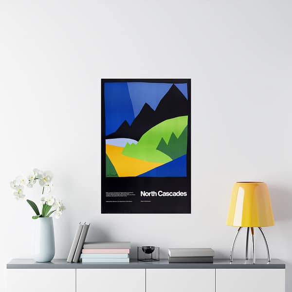 7524396996101195785_2048.jpeg North Cascades – National Park Service (1972) – Vintage Travel Poster Print