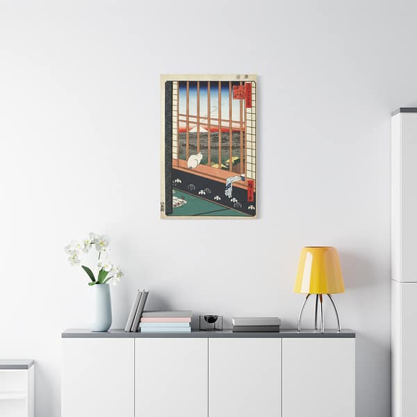 7525802159989145868_2048.jpeg Asakusa Ricefields and Torinomachi Festival – Utagawa Hiroshige (1857) – Japanese Woodblock Canvas Print
