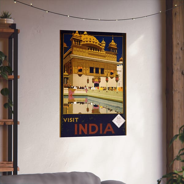 755492664778836968_2048.jpeg Visit India – India State Railways Bureau (c. 1935) – Vintage Travel Poster Print