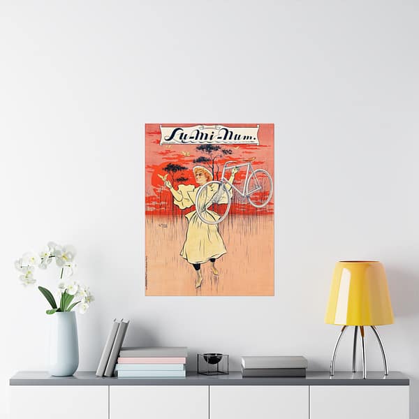 7581428409039318075_2048.jpeg Lu-Mi-Num Bicycle ad – Charles Tichon (c. 1890s) – Art Nouveau Poster Print