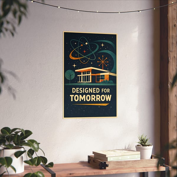 7581481829238488629_2048.jpeg Designed for Tomorrow – LUNE Original – Atomic Age Poster Print