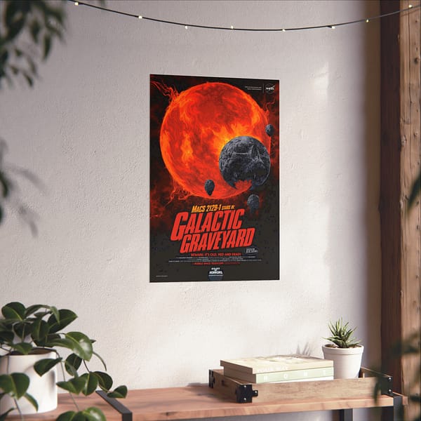 7600788312119452427_2048.jpeg MACS 2129-1 Stars In Galactic Graveyard - NASA (2021) - Space Age Poster Print