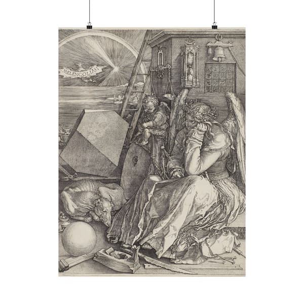 7665584472515591511_2048.jpeg Melencolia I – Albrecht Dürer (1514) – Renaissance Poster Print