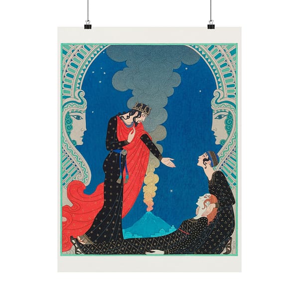 7759271861781583798_2048.jpeg Empedocles and Panthea - George Barbier (1929) - Art Deco Poster Print