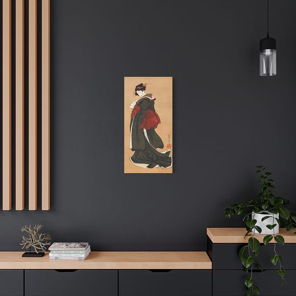 780041462807100483_2048.jpeg Woman Holding a Fan - Katsushika Hokusai (c. 1810-1811) - Japanese Woodblock Canvas Print