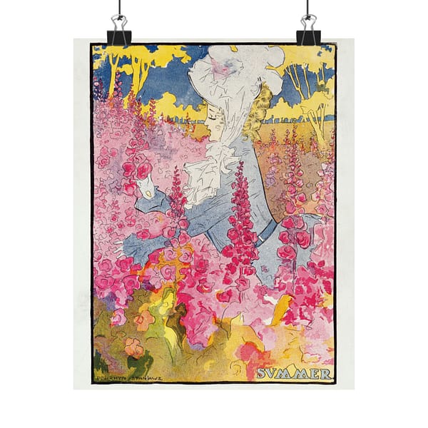 7812271022871356864_2048.jpeg Summer - Penryn Stanlaws (1907) - Art Nouveau Poster Print