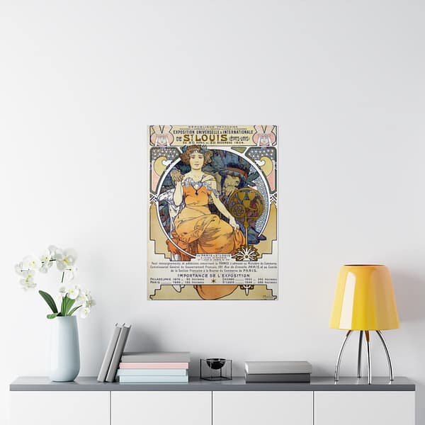 7858591798208136089_2048.jpeg Exposition Universelle et Internationale de St. Louis – Alphonse Mucha (1904) – Art Nouveau Poster Print