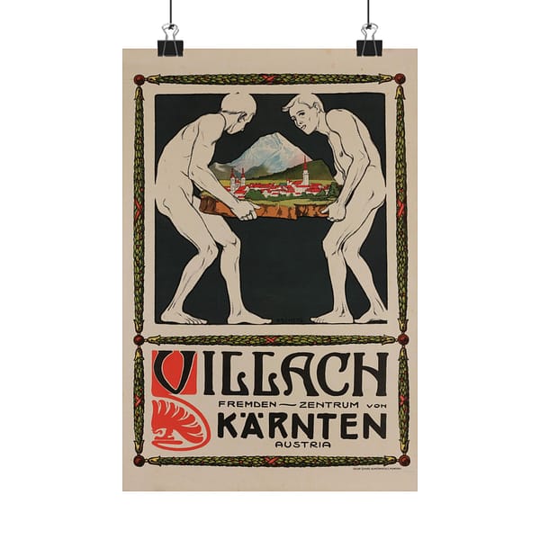 7860639205929757275_2048.jpeg Villach, Kärnten (Carinthia) – Pietro A. Sencig (c. 1900s) – Art Nouveau Poster Print