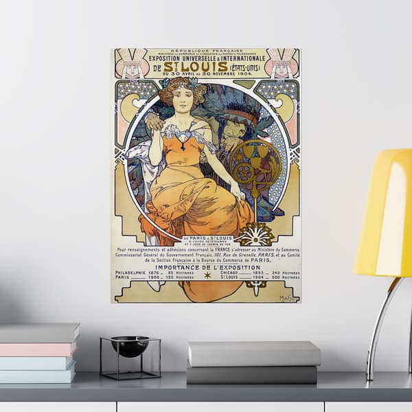 787884816412122510_2048.jpeg Exposition Universelle et Internationale de St. Louis – Alphonse Mucha (1904) – Art Nouveau Poster Print