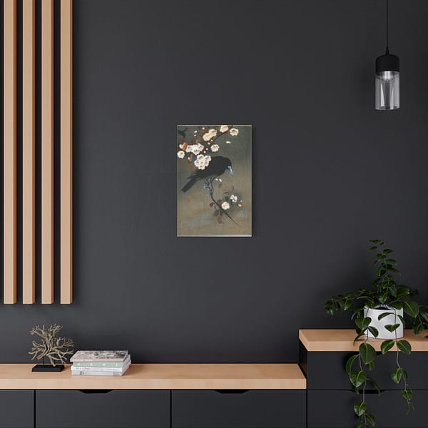 7890420276323988720_2048.jpeg Crow and Blossom – Ohara Koson (c. 1910) – Japanese Woodblock Canvas Print