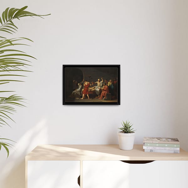 7932082583452908137_2048.jpeg The Death of Socrates – Jacques-Louis David (1787) – Classical Framed Canvas Print