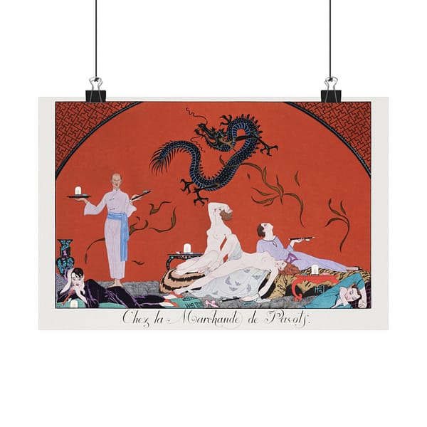 7971544084136219554_2048.jpeg Chez la Marchande de Pavots - George Barbier (1920) - Art Deco Poster Print