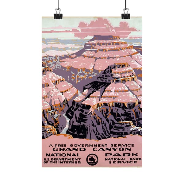 7997717399617748707_2048.jpeg Grand Canyon National Park – Works Progress Administration (1938) – Vintage Travel Poster Print