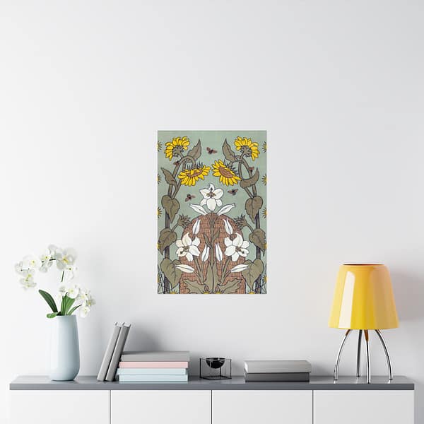 8115566966052001979_2048.jpeg Bees and Beehive – Suze Fokker (1898) – Art Nouveau Poster Print