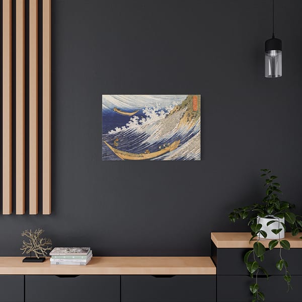 8141341715214319130_2048.jpeg Choshi in Shimosa Province - Katsushika Hokusai (1833) - Japanese Woodblock Canvas Print