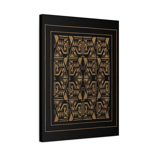 8181873325290939995_2048.jpeg Art Deco Geometric Velvet Pattern (c. 1920-1930) - Art Deco Canvas Print