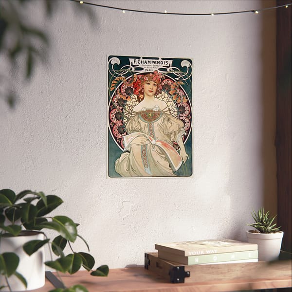 8331904194440409570_2048.jpeg Rêveur, F. Champenois, Imprimeur-Éditeur – Alphonse Mucha (1897) – Art Nouveau Poster Print