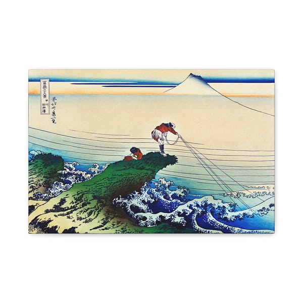 8383430853427138917_2048.jpeg Kajikazawa in Kai Province - Katsushika Hokusai (c. 1830) - Japanese Woodblock Canvas Print