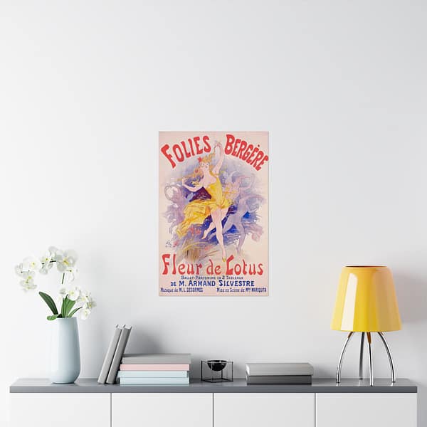 8457586970216690394_2048.jpeg Folies Bergère, Fleur de Lotus – Jules Chéret (1893) – Art Nouveau Poster Print