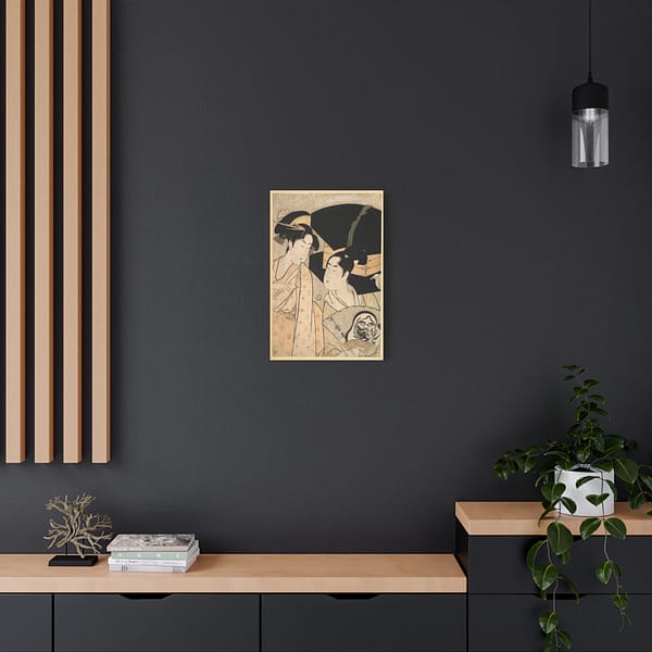 846600323751589516_2048.jpeg Woman and Fan Vendor - Kitagawa Utamaro (c. 1790s) - Japanese Woodblock Canvas Print