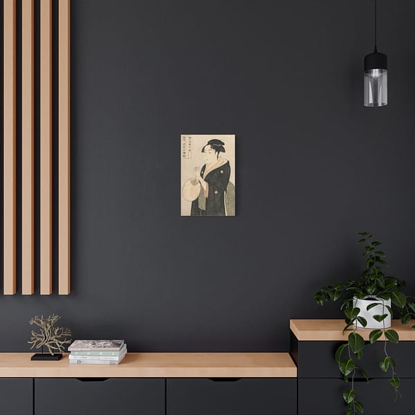 8540984009196611526_2048.jpeg Woman Holding a Fan - Kitagawa Utamaro (c. 1793) - Japanese Woodblock Canvas Print