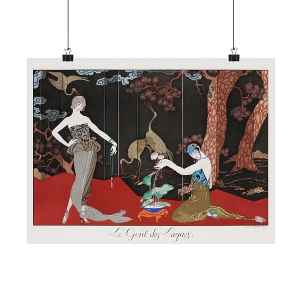 8647678416641181457_2048.jpeg Le Gout des Laques - George Barbier (1920) - Art Deco Poster Print