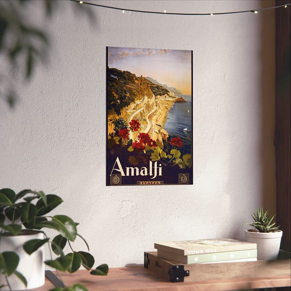 8678205531387422182_2048.jpeg Amalfi Coast, Italy – ENIT Italian National Tourist Board – Vintage Travel Poster Print