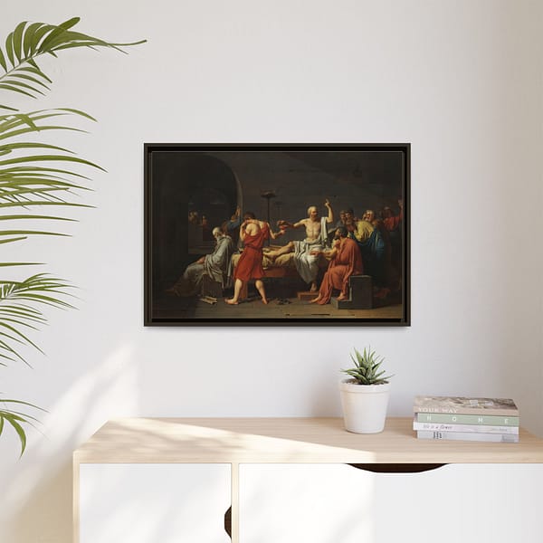 876959105422684367_2048.jpeg The Death of Socrates – Jacques-Louis David (1787) – Classical Framed Canvas Print