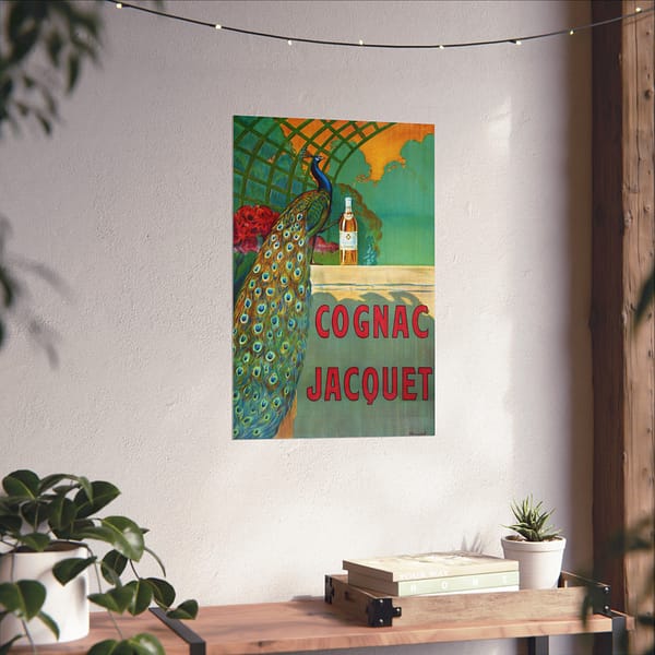 8801444828444275760_2048.jpeg Cognac Jacquet Peacock – Camille Bouchet – Art Nouveau Poster Print