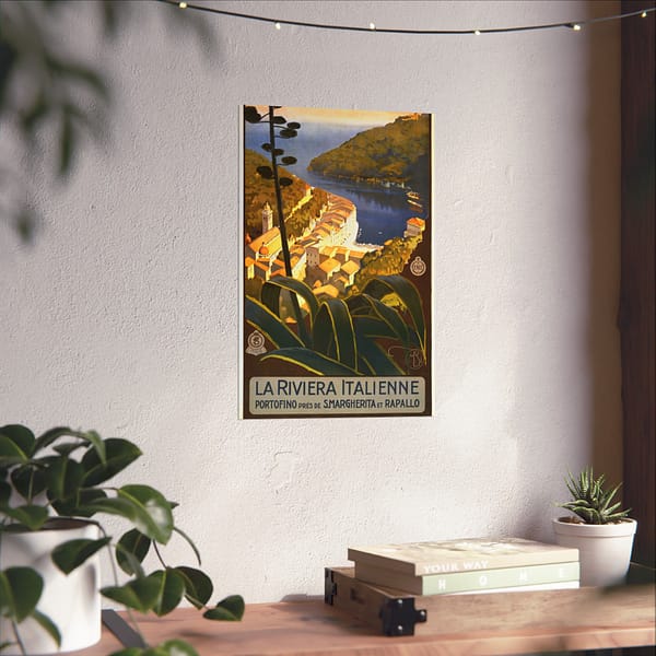 8826444061921087355_2048.jpeg La Riviera Italienne – ENIT Italian National Tourist Board (c. 1920) – Vintage Travel Poster Print