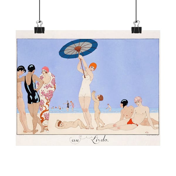 8887620469441686998_2048.jpeg Au Lido, Plate no.14 - George Barbier (1920) - Art Deco Poster Print