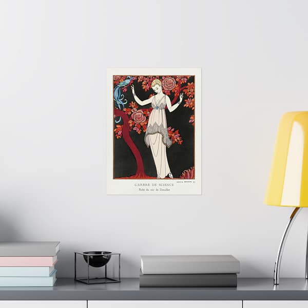 9040416756581089127_2048.jpeg L'Arbre de science, Robe du soir de Doeuillet - George Barbier (1914) - Art Deco Poster Print