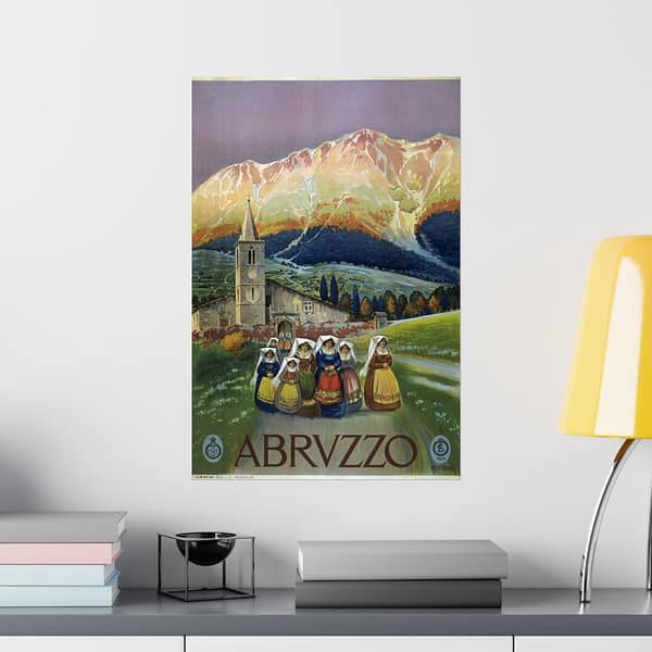 9076149506423577542_2048.jpeg Abruzzo, Alicandri, Italy – ENIT Italian National Tourist Board (c. 1920) – Vintage Travel Poster Print