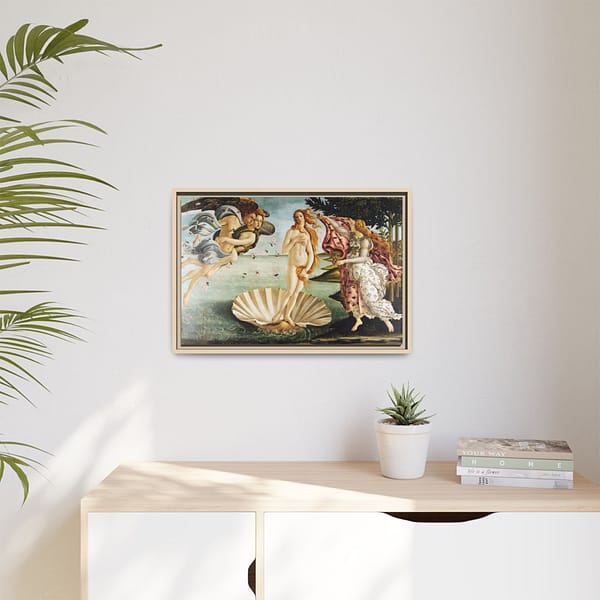 9143300669194011353_2048.jpeg The Birth of Venus – Sandro Botticelli (c. 1485-1486) – Renaissance Framed Canvas Print