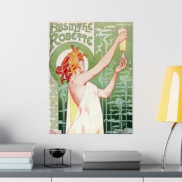 9174693093003691367_2048.jpeg Absinthe Robette ad – Henri Privat-Livemont (1896) – Art Nouveau Poster Print
